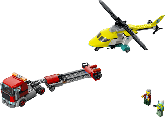 Lego konstruktor 60343 Rescue Helicopter Transport
