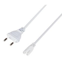 Кабель питания для линейного светильника ЭРА FTS-C5-plug-1,5 1,5 м с выключателем коннектор IEC C5 | Аксессуары для фито светильников