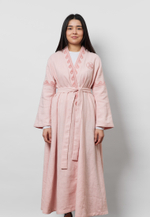 Шапан льняной макси OUY TOLQYN PINK