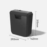 Шредер Deli, 2 уровень секретности (6 мм), 6 листов, 10  литров