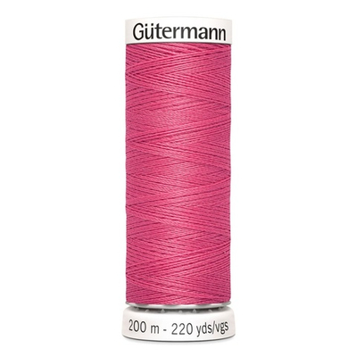 Нить Sew-All 200 м, Gutermann, 890 т.пурпурно-розовый