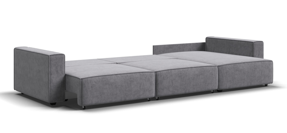 Угловой диван BOSS SOFT MODOOL MAX Велюр Royal агат