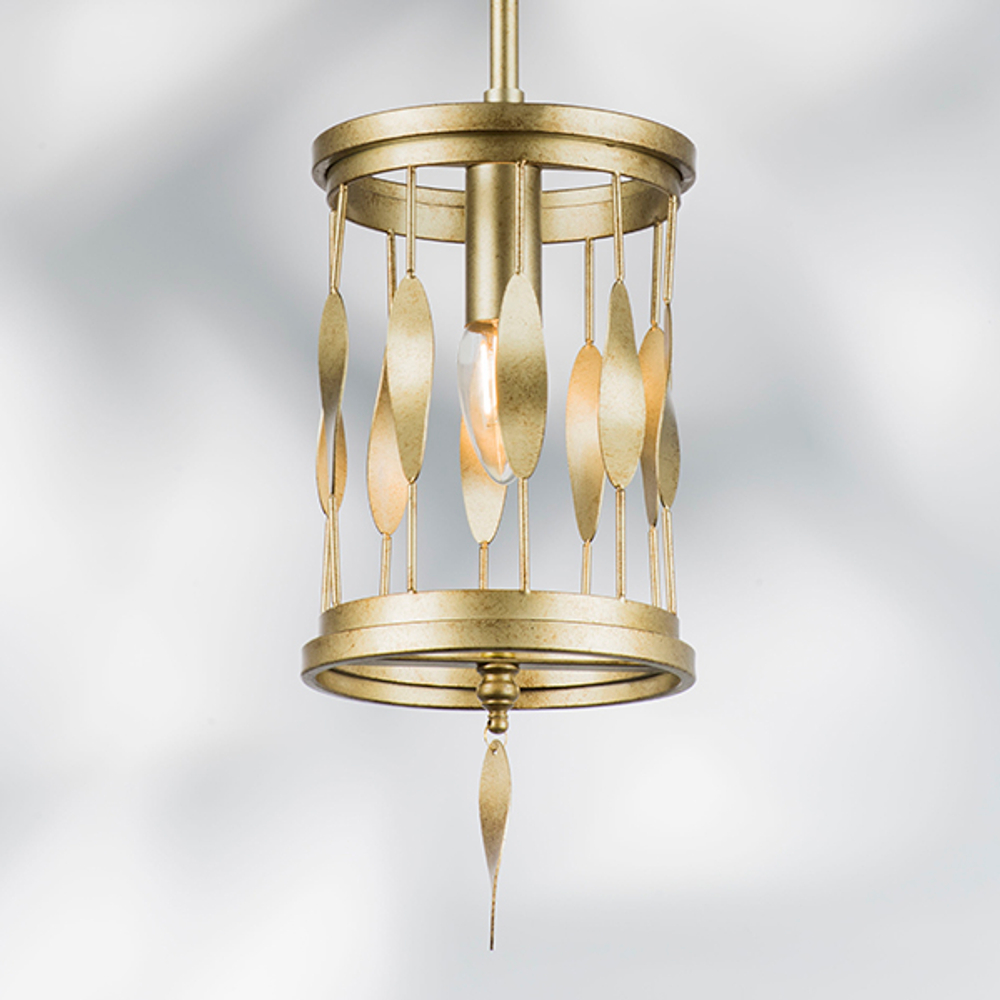 725113 Люстра FIRENZE 1х40W E14 ЗОЛОТО