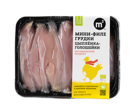 Мини филе грудки цыплёнка голошейки, Ферма М2, 0,5 кг