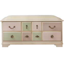 Банкетка Пандора 2 с обувницей Айвори Акварель