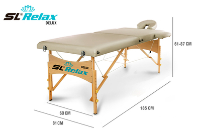 Массажный стол Delux Бежевый