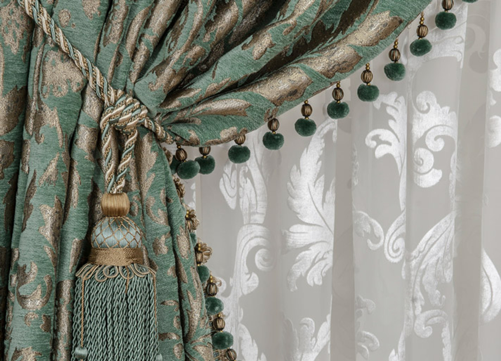 Портьерная ткань Antique арт J 4396 col 11422 (высота 300 см, Турция)