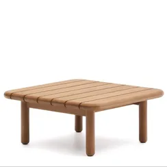 Журнальный столик Turqueta из массива тика, 70x70 см