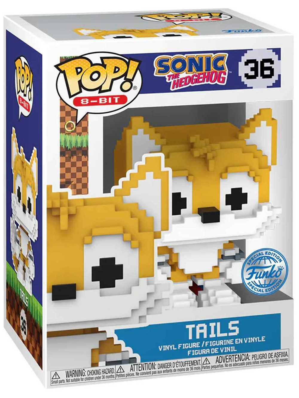 Фигурка Funko POP! 8-Bit Sonic the Hedgehog Tails (Exc) (36) 83036