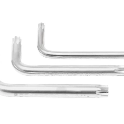 Ключ Г-образный TORX длинный T-55H с отверстием RockForce##Rock FORCE RF-76755L