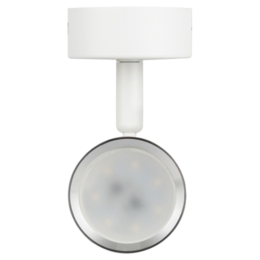 Светильник настенно-потолочный спот ЭРА OL35 WH MR16 GU10 IP20 белый, хром