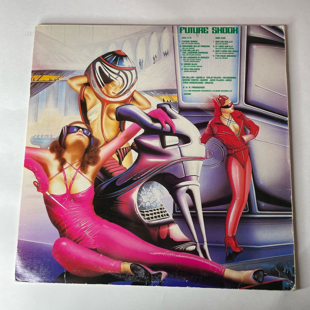 Винтажная виниловая пластинка LP Gillan Future Shock (Англия 1981)