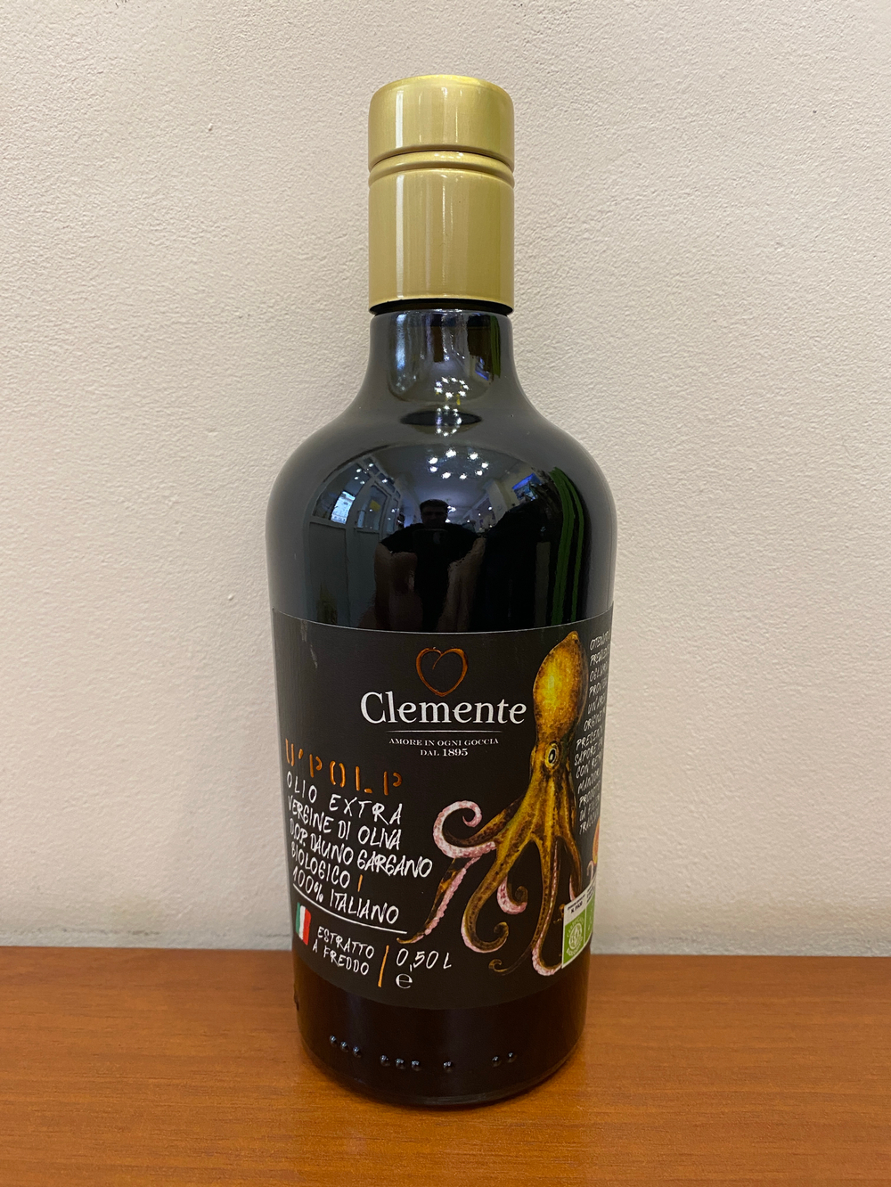 Оливковое масло Clemente "U Polp" ORGANIC (Bio), D.O.P., Extra Virgin 0,5 л, Италия