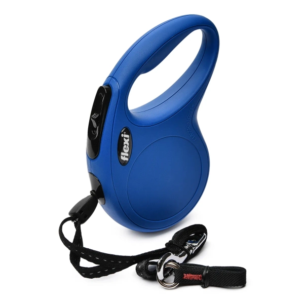 Рулетка Флекси Нью Классик М трос 8 м до 12кг Синий