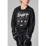 Мотоджерси подростковая Shift White Label Bliss Youth Jersey (Black/White, YL, 2024 (26387-018-YL))
