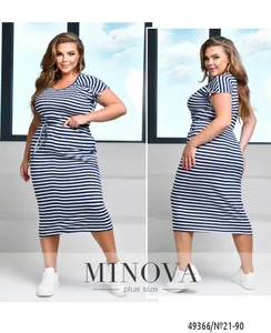 Платье 21-90-синий Minova