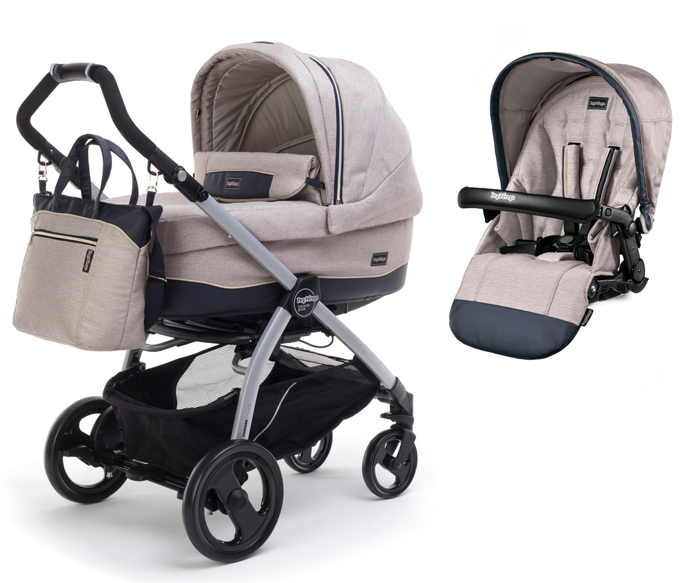 Коляска 2 в 1 Peg Perego Book Plus Culla Elite + Seggiolino Pop Up