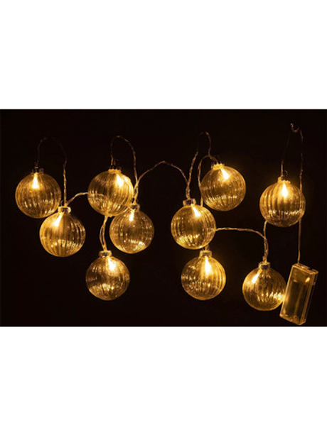 Гирлянда светодиодная "Шары" 165x6,7x6,7 см