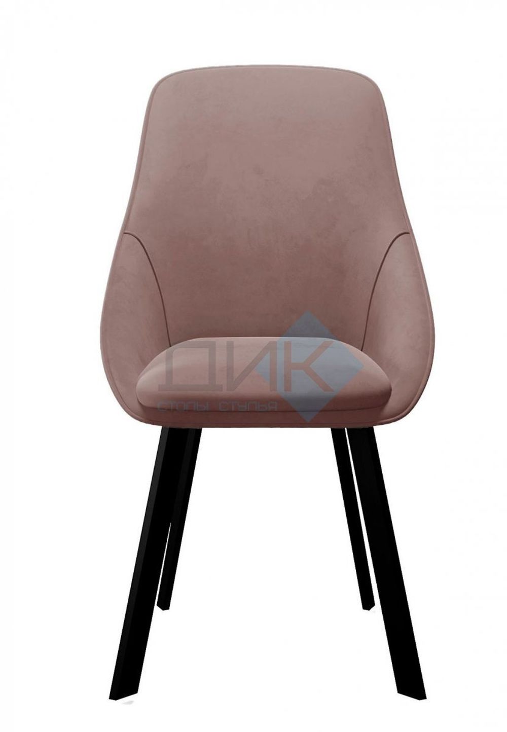 Стул DikLine 246 поворотный опоры чёрные