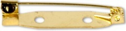 "Zlatka" Заготовки для броши, 3 см, под золото (булавка)