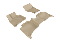 Коврики салона Sotra 3D Lux для Volkswagen Touareg 2011- Sotra 3D Lux с бортиком бежевые. Артикул ST 74-00453