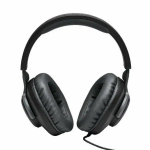 Компьютерная гарнитура JBL Quantum 100, черные, игровые наушники проводные