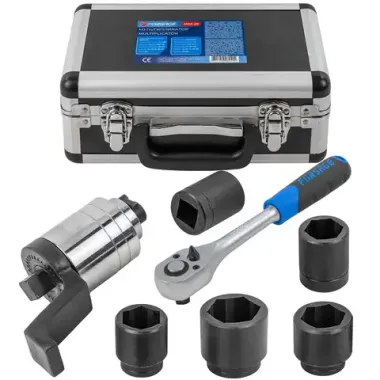 Мультипликатор (2000N/m,коэф-т усиления 1:17,входной квадрат 12.7мм,выходной квадрат 25мм,головки:32,36,41,46,55мм),в кейсе Forsage F-MDS-20