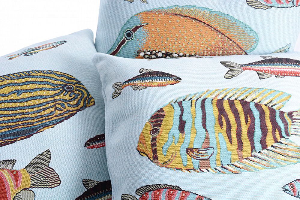 Подушка "Тропические рыбы"