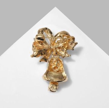 Брошка со стразами Колокольчик