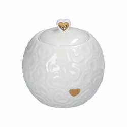La Porcellana Bianca - Сахарница Valentino Oro 270мл с ложкой / артикул   P013901300  / GTIN 8027549100666