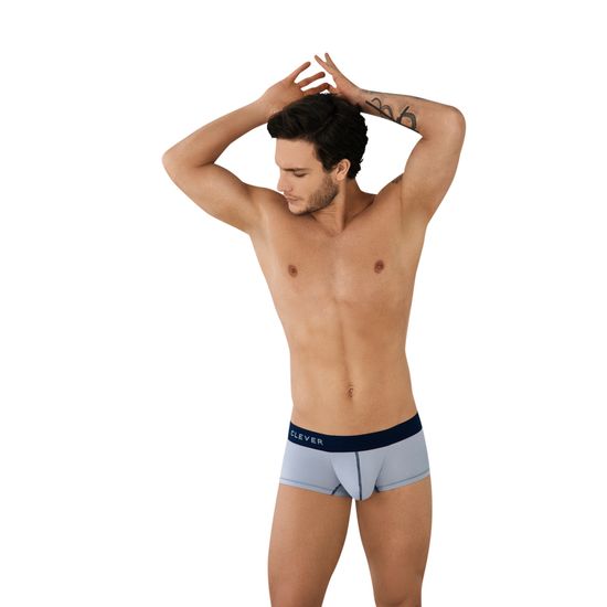 Мужские трусы хипсы светло-серые Clever Moda SIMPLE LATIN  BOXER 094512