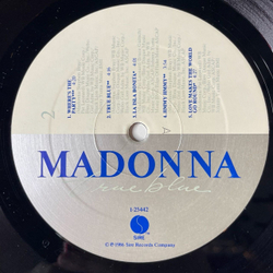 Винтажная виниловая пластинка LP Madonna True Blue (USA 1986) Papa Don't Preach