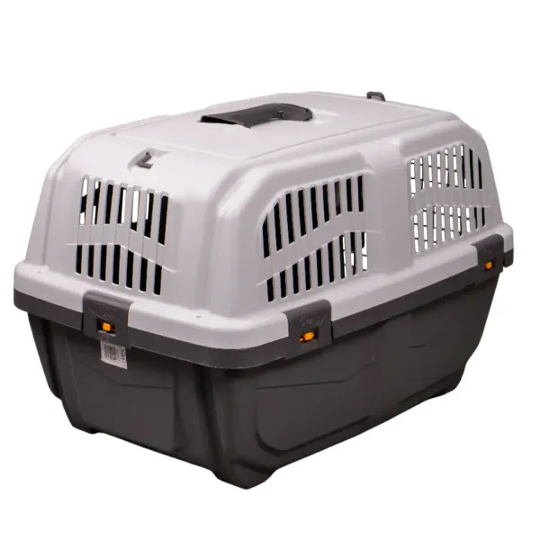 MPS переноска SKUDO 3  60х41х40h см с металлической дверцей с замком серая