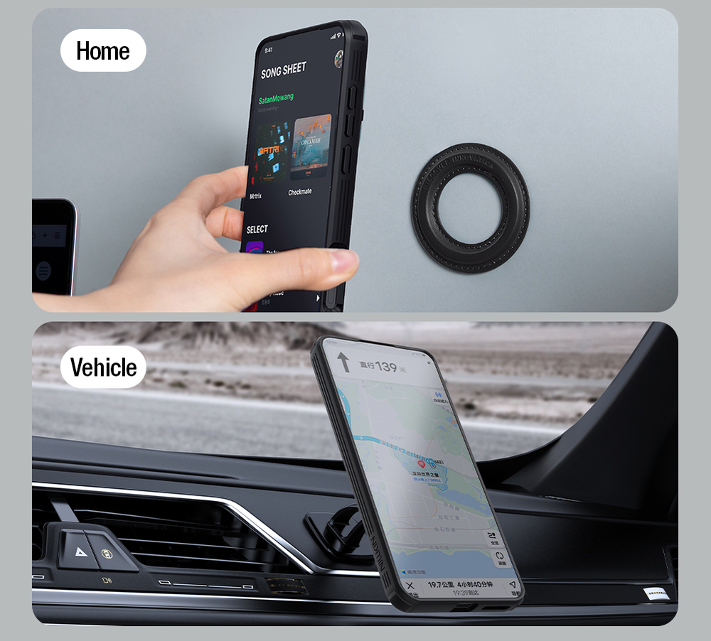 Чехол c поддержкой MagSafe от Nillkin на OPPO Find X8 Ultra с металлической откидной крышкой, серия CamShield Prop Magnetic Case