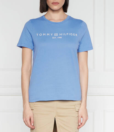 Футболка REG CORP LOGO C-NK SS Tommy Hilfiger - голубой(WW0WW40276)