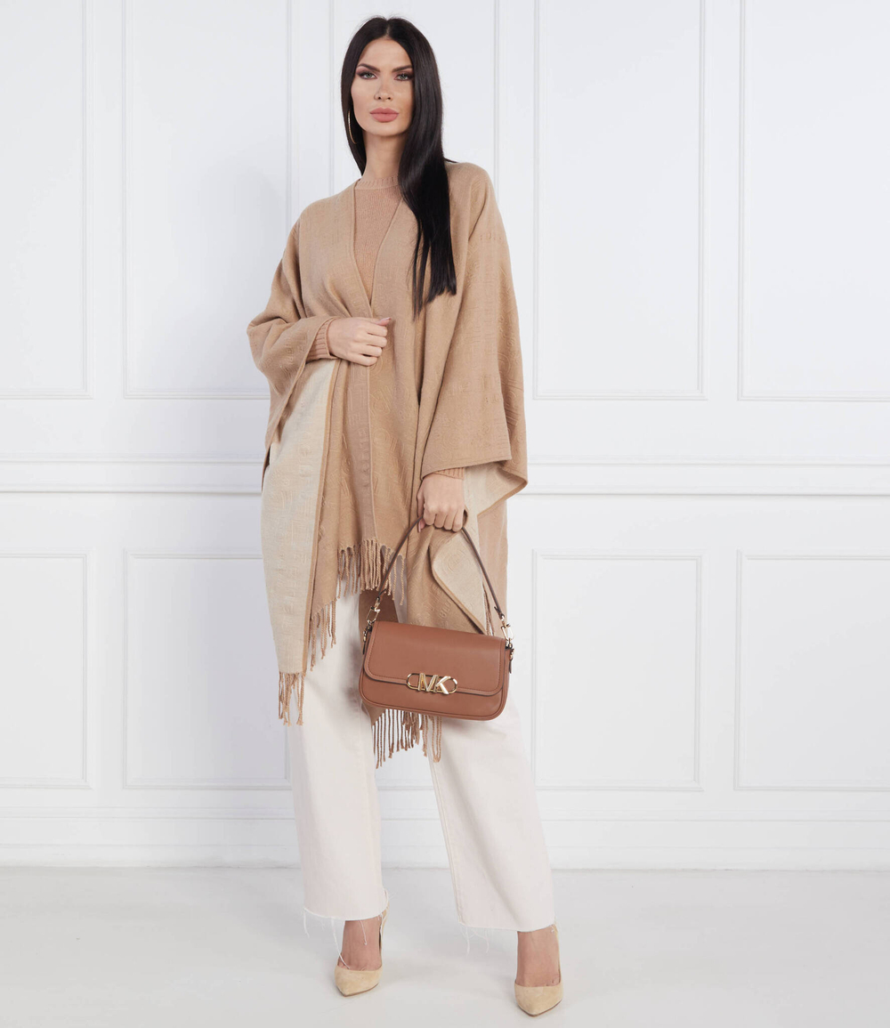 Кожаная сумка-мессенджер parker Michael Kors - коричневый(30F2G7PC2L)