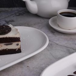 Блюдо овальное 27,5*15 см h2,3 см для подачи белое фарфор NEW P.L. Proff Cuisine [6]