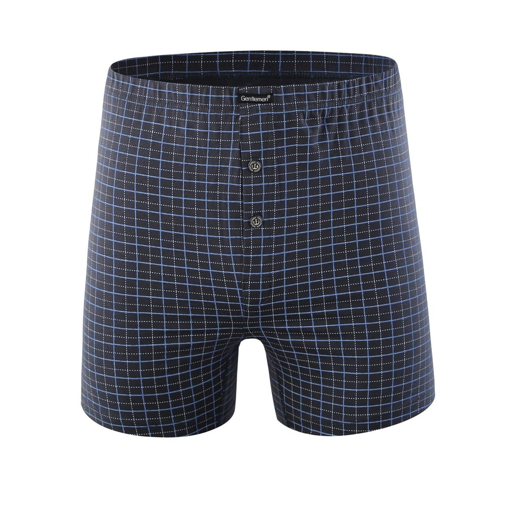 Хлопковые боксеры plus size с гульфиком (Размер: 5X) (Цвет: разноцветный)