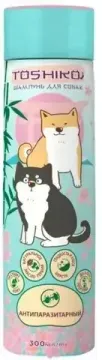 Toshiko Шампунь антипаразитарный для собак 300 мл
