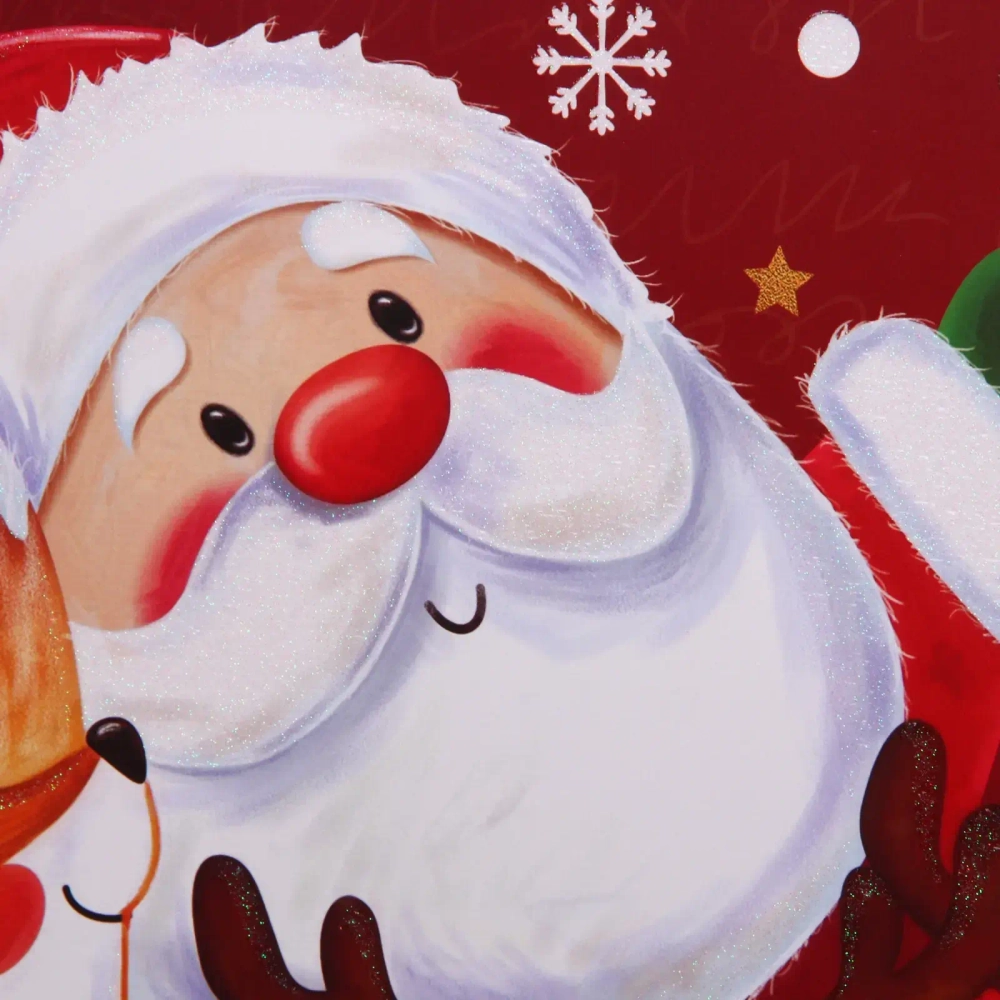 Пакет подарочный «Дедушка Мороз» 31*42*12 см, микс