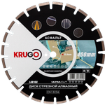 Диск алмазный для асфальта KRUGO 400x25,4x40x3,6x10/17mm, лазерная наплавка, LAB16A