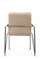 Стул Самба с мягкими подлокотниками SMB-01H Хром гальв. Бежевый