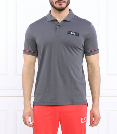 Поло EA7 - серый(3RPF02 PJM9Z)