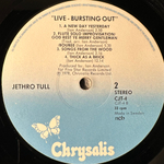 Jethro Tull ‎– Live - Bursting Out 2LP (Швеция 1978г.)