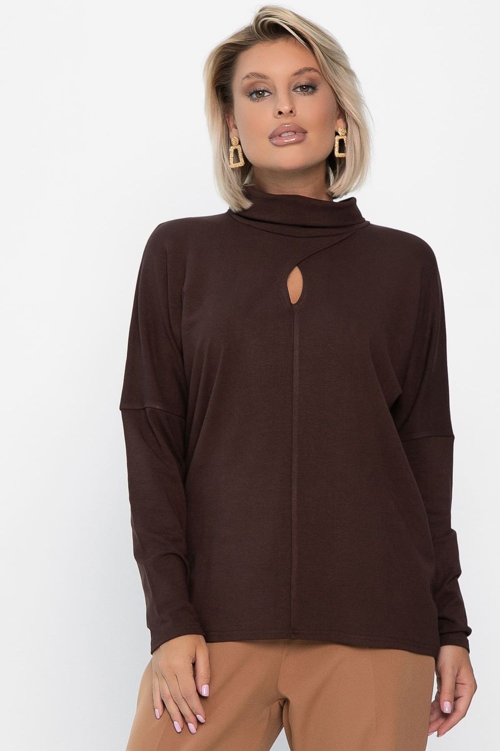 Джемпер Тринити (коричневый) Б14241-1М LT Collection