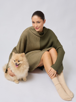 Свитер оверсайз двухцветный