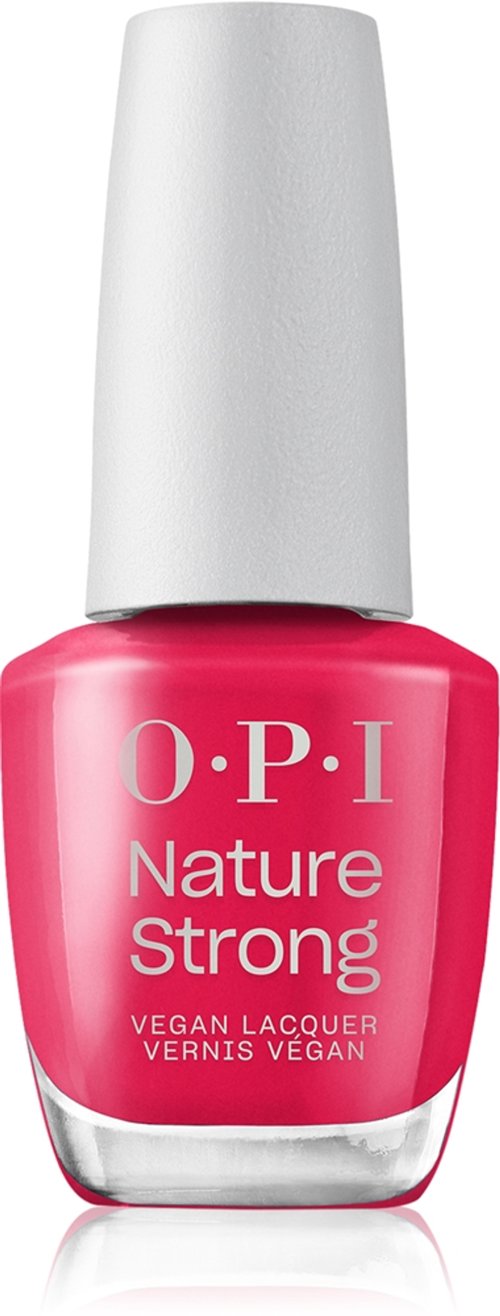 OPI Nature Strong Nails&Skin - Лак для ногтей веганский оттенок Berry Pickin’ Season, 15 ml