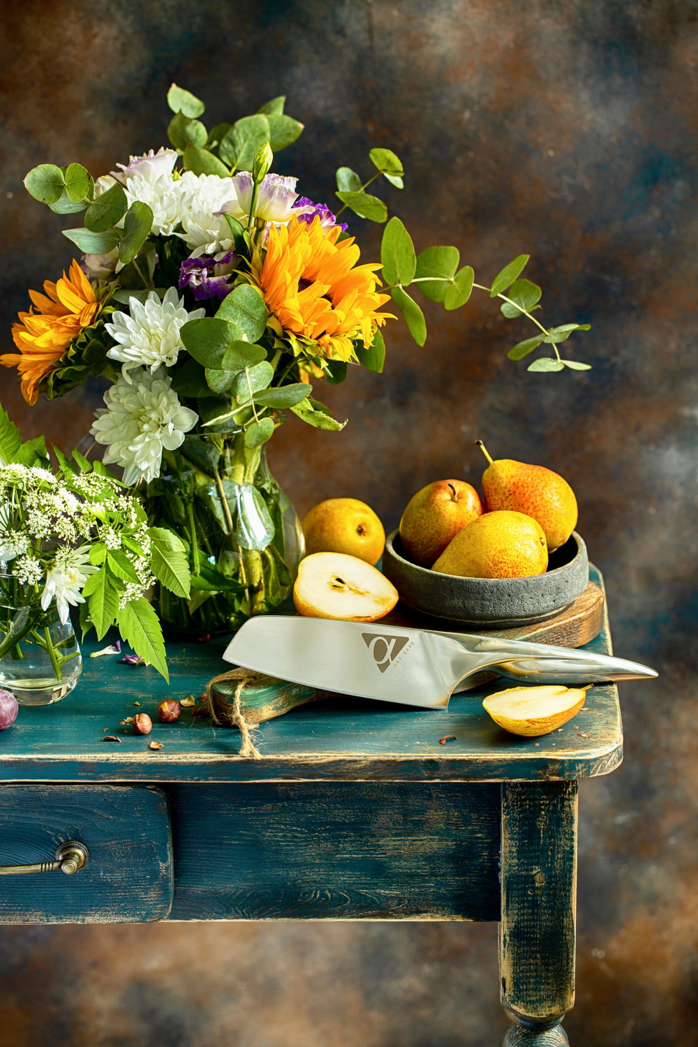 Нож кухонный Усуба 15.5см Samura Alfa