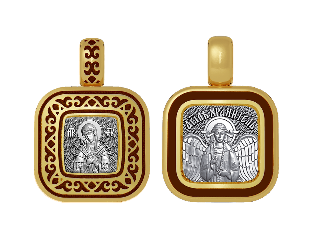 Подвеска Семистрельная Богоматерь