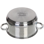 Набор посуды из нержавеющей стали EMMA 3 предмета (3 кастрюли 1,9л, 3,6л, 6,1л), DH12-3